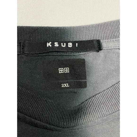 Kult Kash 2-Tone T-Shirt – Men’s 2XL, Black & Gray Short Sleeve - Picture 5 of 11